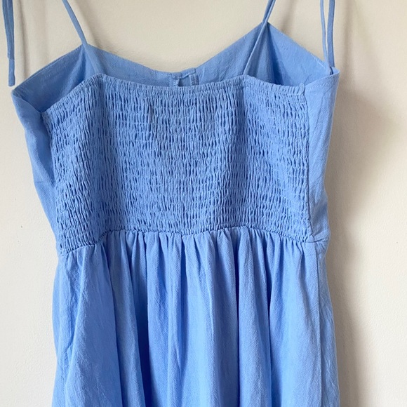 CIDER Light Blue Corset Midi Dress Med - Picture 10 of 12